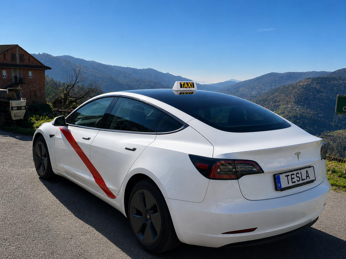 Teléfono Taxi y VTC eléctrico Madrid Teléfono Taxi Tesla Madrid